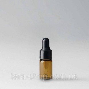Флакон скляний 3 мл із піпеткою (коричневий) (тара для косметики) 2657537334 фото